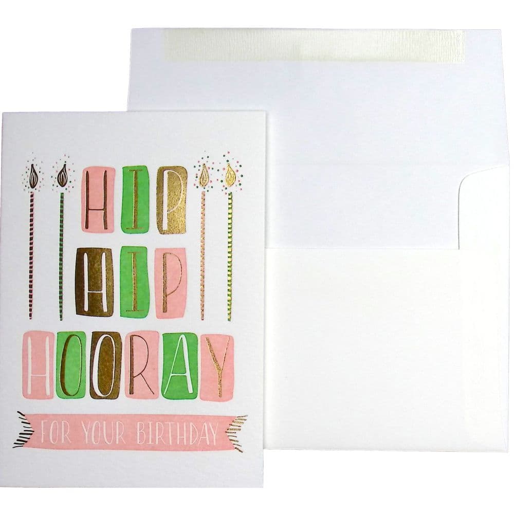 Hip Hip Hooray Birthday Card Main Product Image