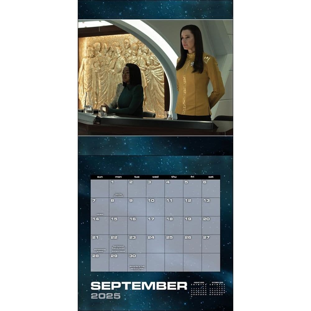 Star Trek Strange New Worlds 2025 Wall Calendar