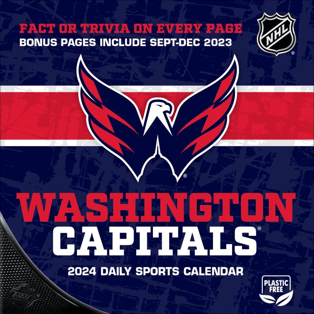 NHL Washington Capitals 2025 Desk Calendar