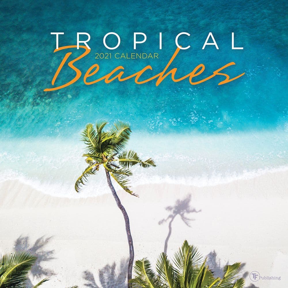 2019 Tropical Beaches Wall Calendar Beaches by TF Publishing
