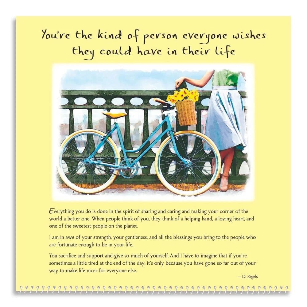 What A Remarkable Woman You Are 2026 Wall Calendar Fourth Alternate Image