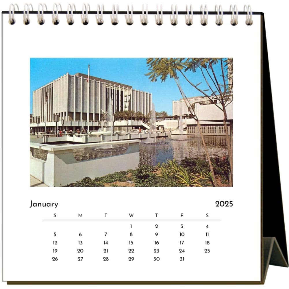 Nostalgic Los Angeles 2025 Easel Desk Calendar Second Alternate Image width="1000" height="1000"