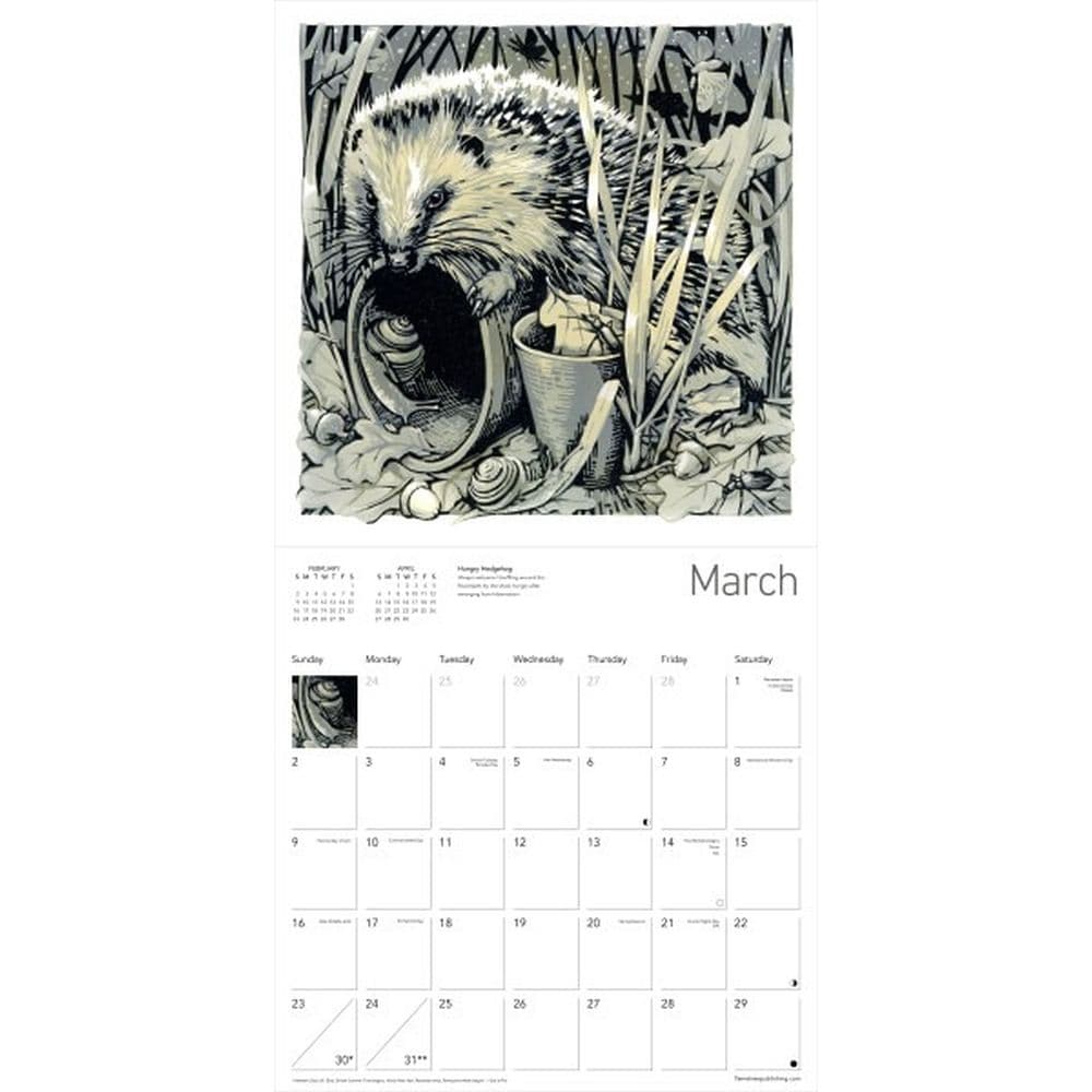 Truefitt-Baker 2025 Wall Calendar Second Alternate Image