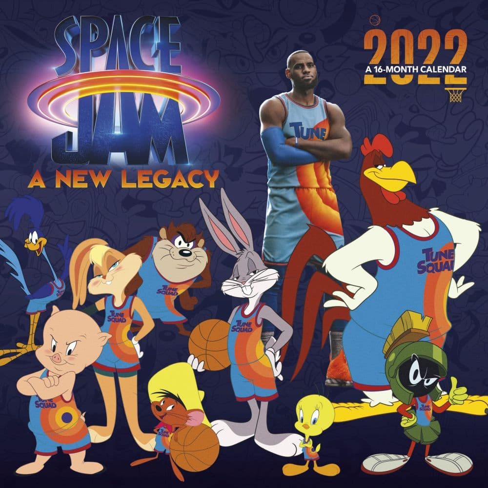 Space Jam 2 2022 Wall calendar