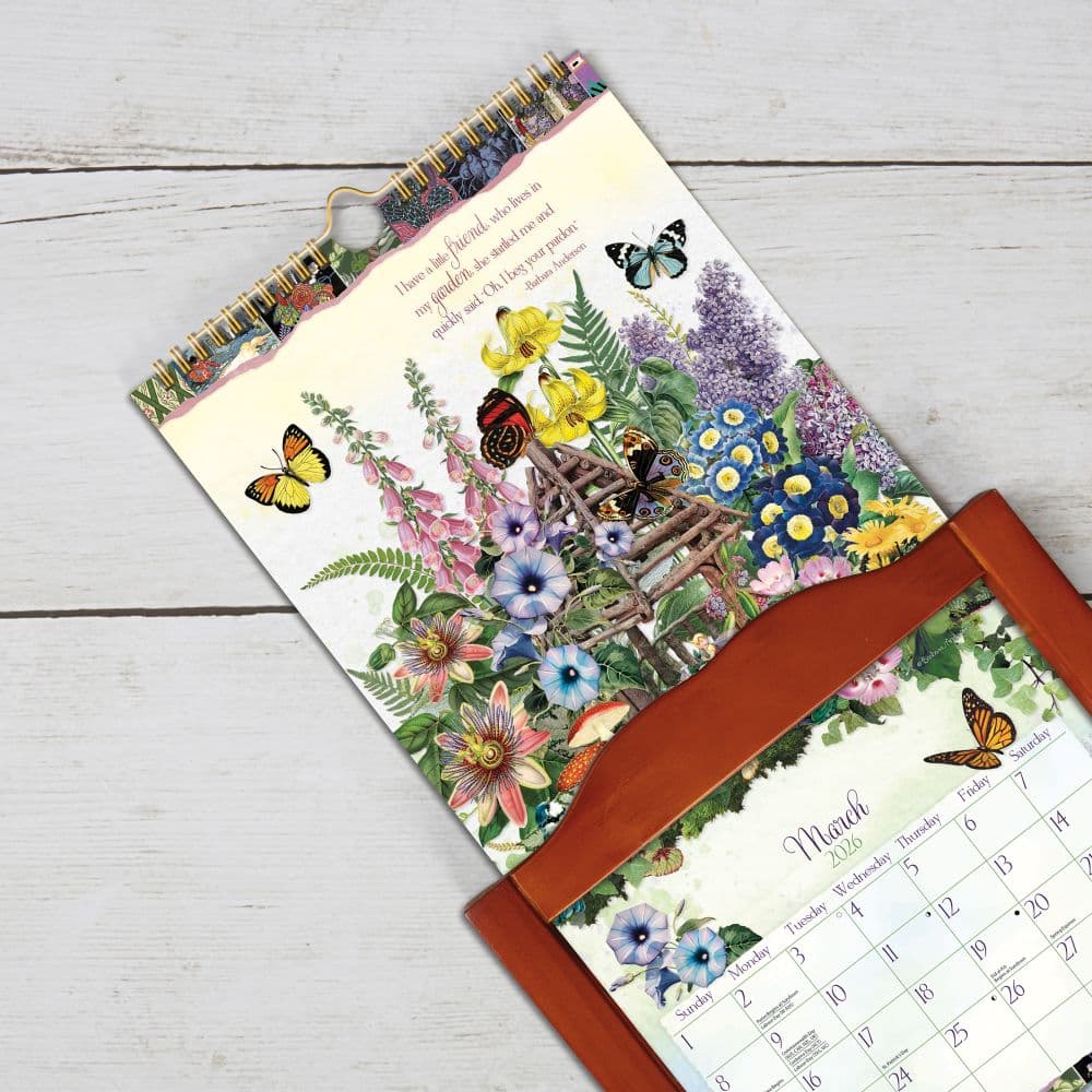 Garden Botanicals 2026 Vertical Wall Calendar_ALT4