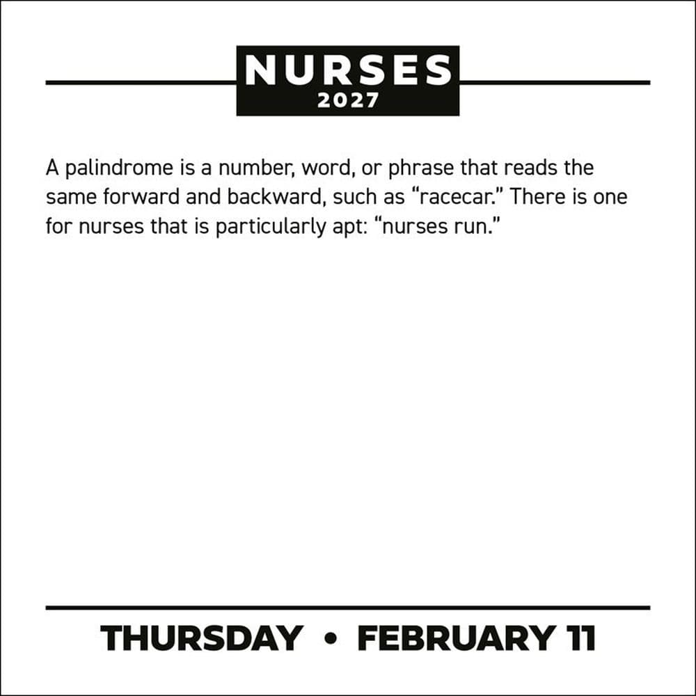 Nurses 2027 Desk Calendar Second Alternate Image