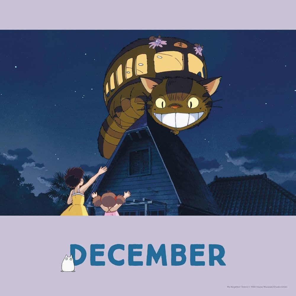 My Neighbor Totoro 2027 Wall Calendar Sixth Alternate Image