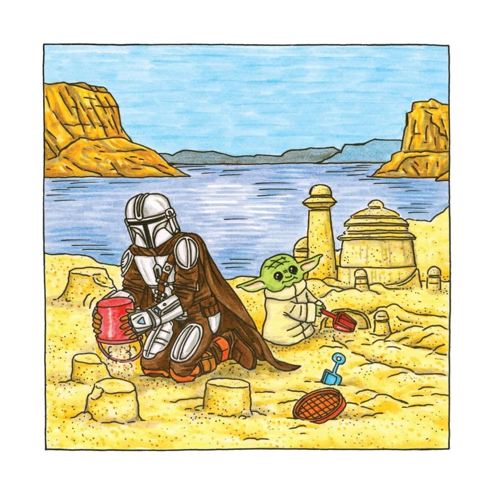 Mandalorian &amp; Child 2027 Wall Calendar Sixth Alternate Image