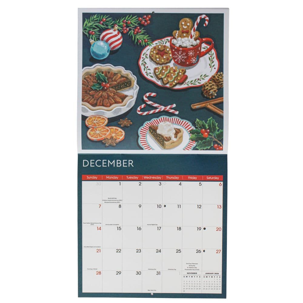 Kitchen Table 2025 Wall Calendar Fourth Alternate Image