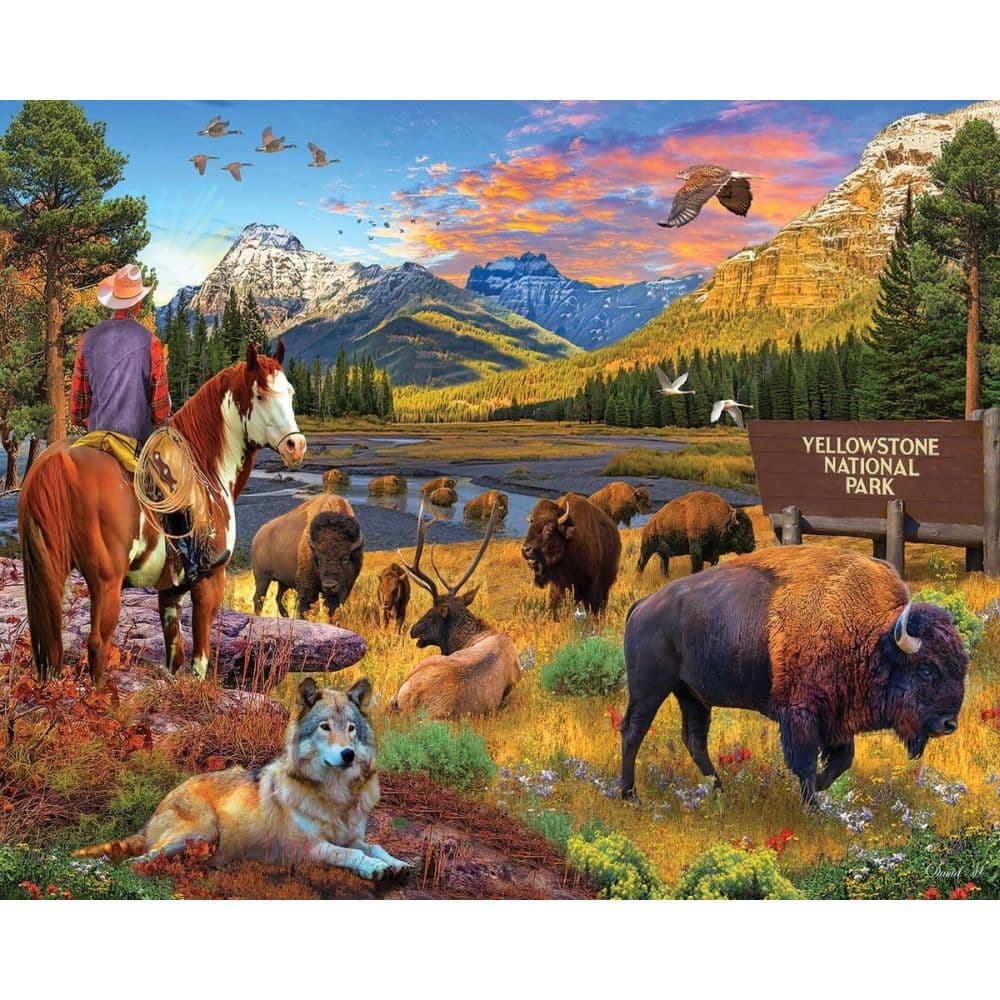 Yellowstone 1000 Piece Puzzle First Alternate Image