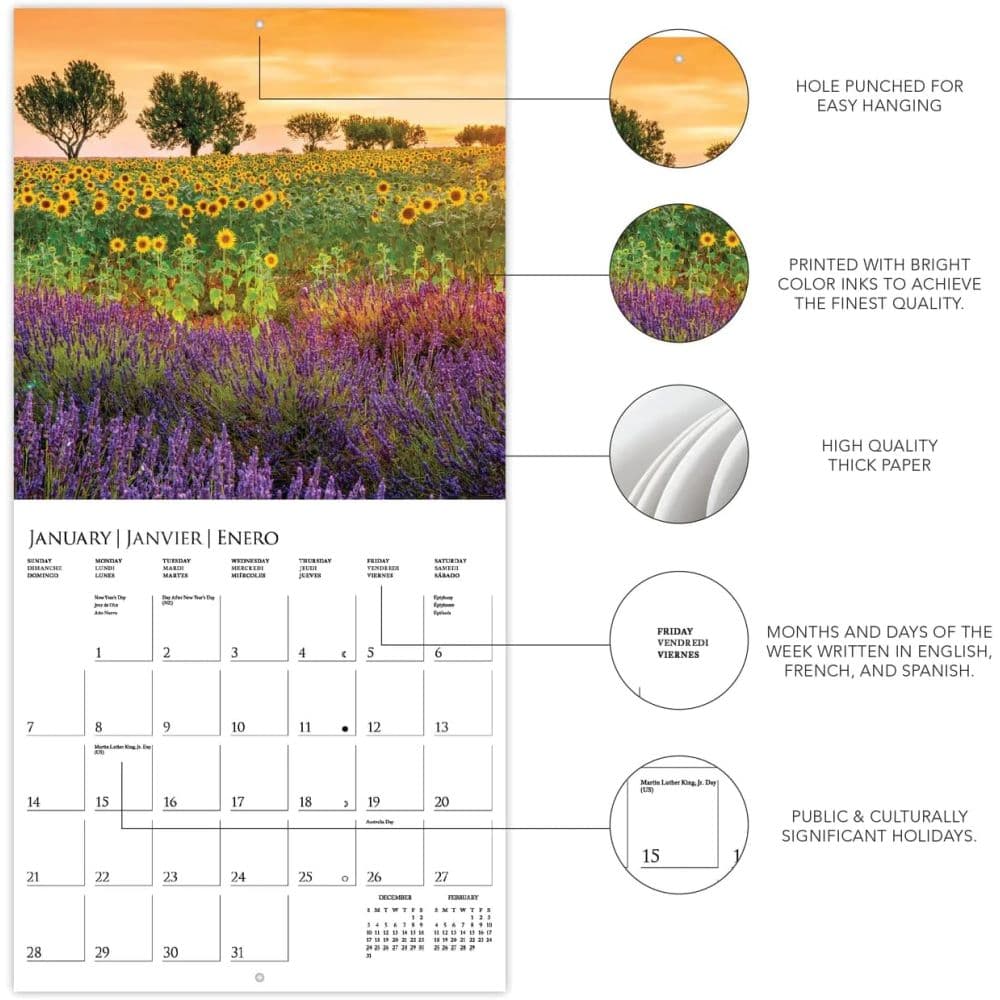 Provence 2024 Wall Calendar Fourth  Alternate Image width=&quot;1000&quot; height=&quot;1000&quot;