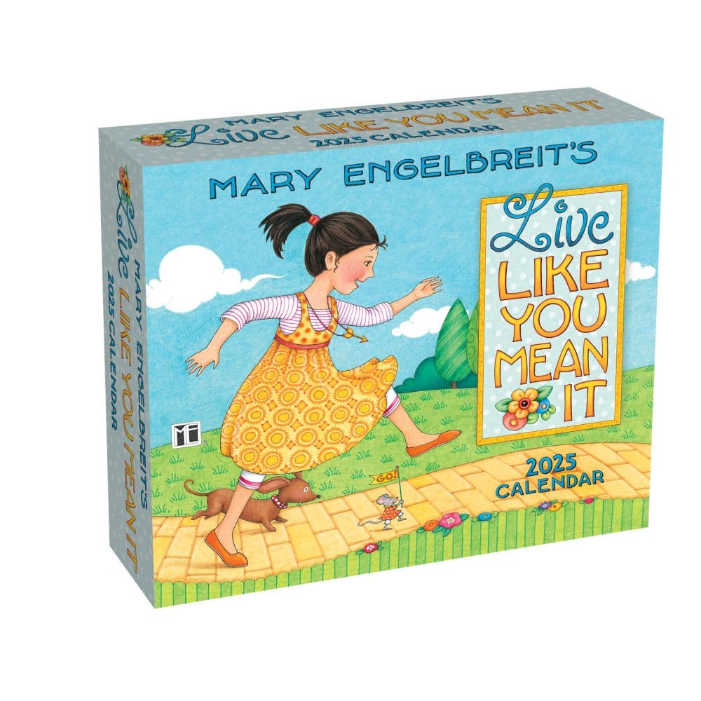 Mary Engelbreit 2025 Desk Calendar Live Like You Mean It