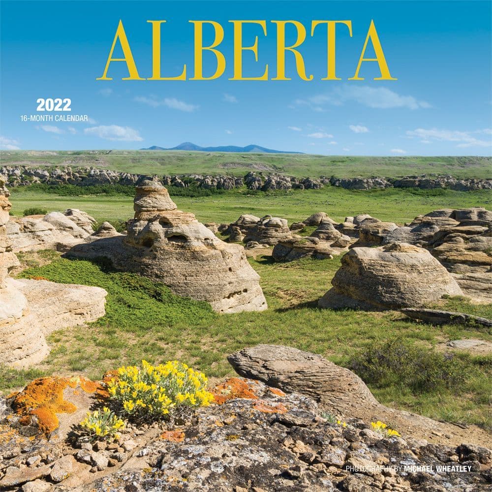 ISBN 9781525609343 Alberta 2022 Wall Calendar (WYMANA)