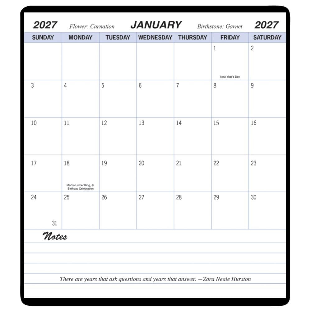 Wildflower 2027 2 Year Pocket Planner First Alternate Image