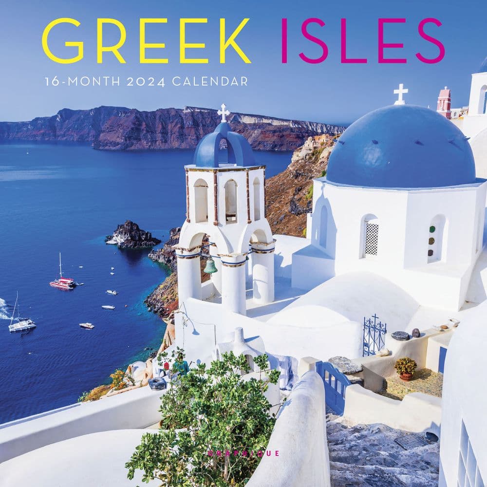 Greek Isles 2024 Mini Wall Calendar Main Image