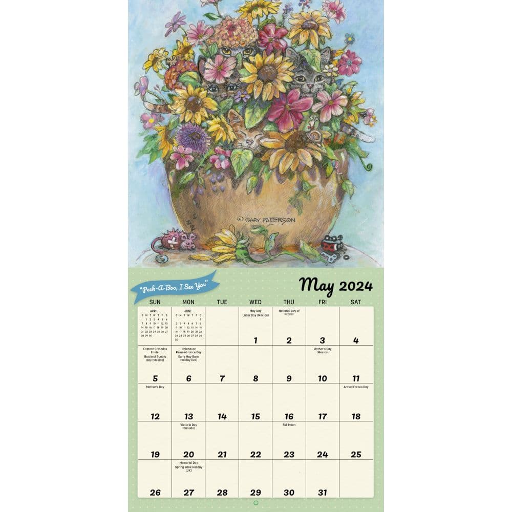 Patterson Cats 2024 Mini Wall Calendar