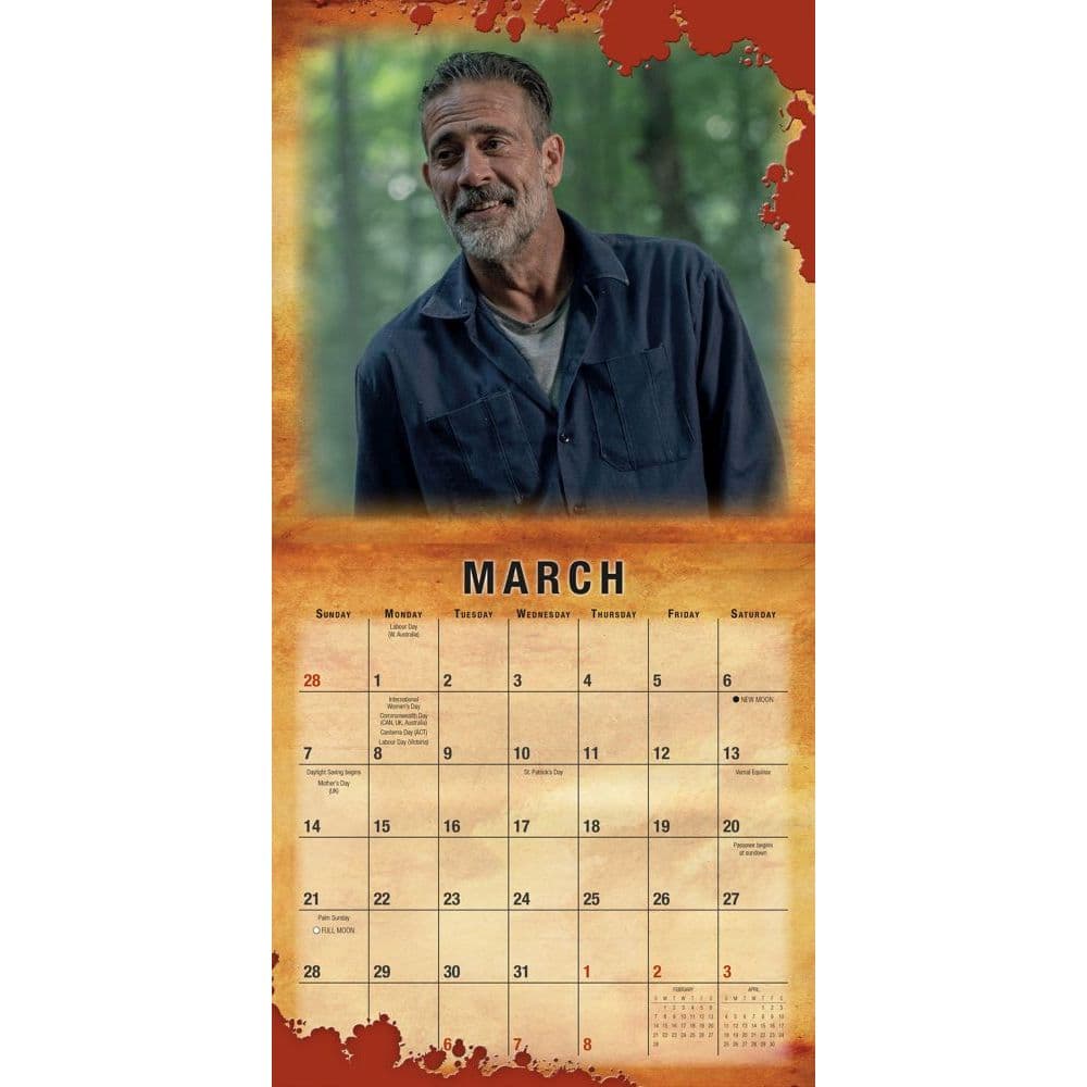 2019 AMC The Walking Dead 12" x 12"  Wall Calendar SEALED 