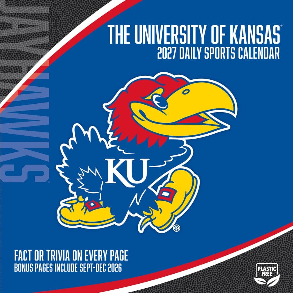 Kansas Jayhawks 2027 Desk Calendar First Alternate Image
