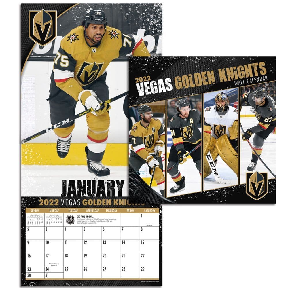 NHL Vegas Golden Knights 2022 Mini Wall Calendar ...