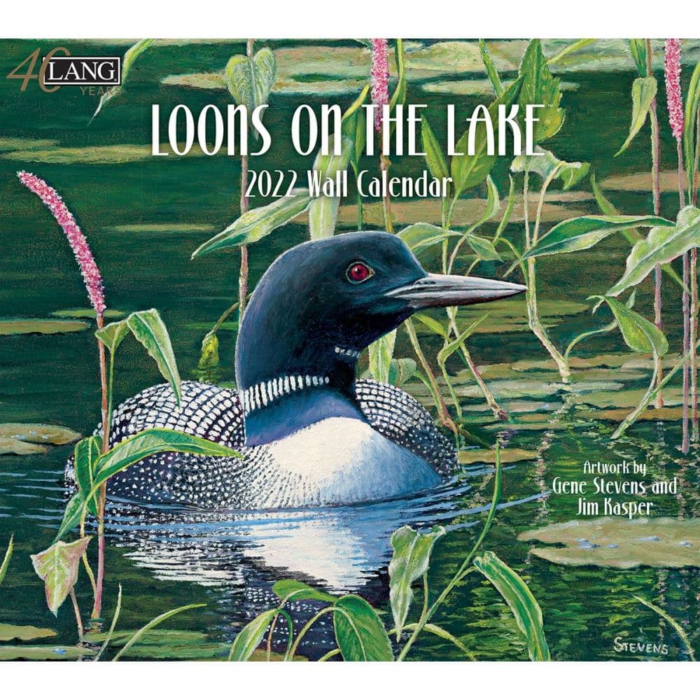 Loons On The Lake 2022 Wall Calendar