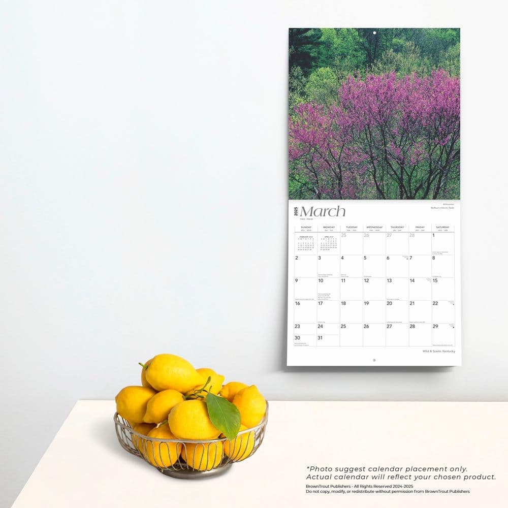 Kentucky Wild and Scenic 2025 Wall Calendar Fourth Alternate Image