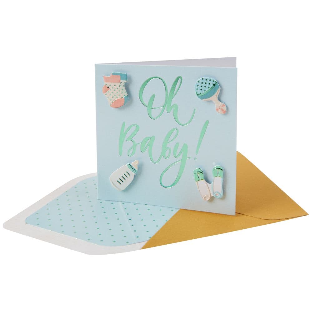 Oh Baby Lettering Enclosure Card Fifth Alternate Image width=&quot;1000&quot; height=&quot;1000&quot;