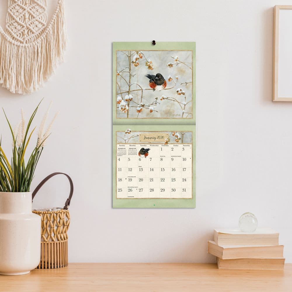 Birds In The Garden 2026 Mini Wall Calendar_ALT4