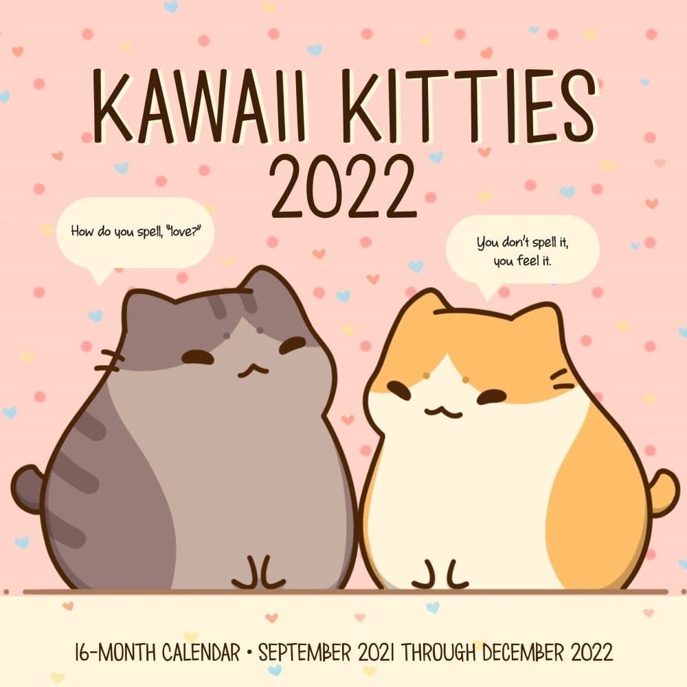 Kawaii Kitties 2022 Wall Calendar Calendars Com