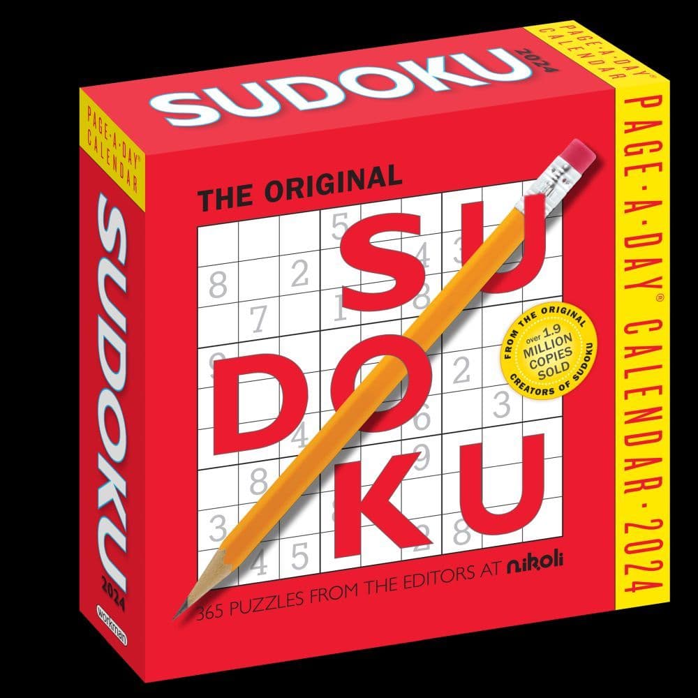 Sudoku 2024 Desk Calendar
