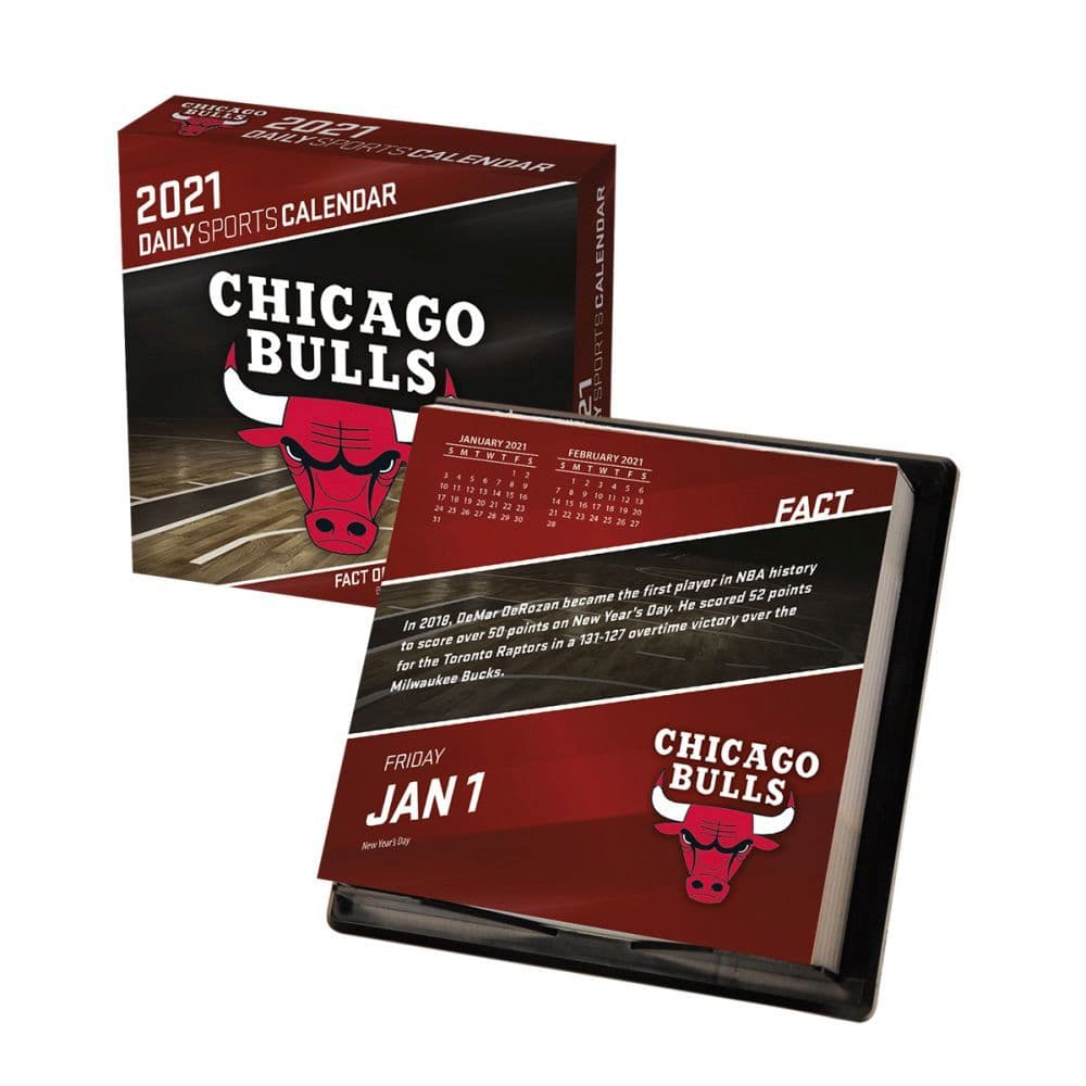 Chicago Bulls Desk Calendar