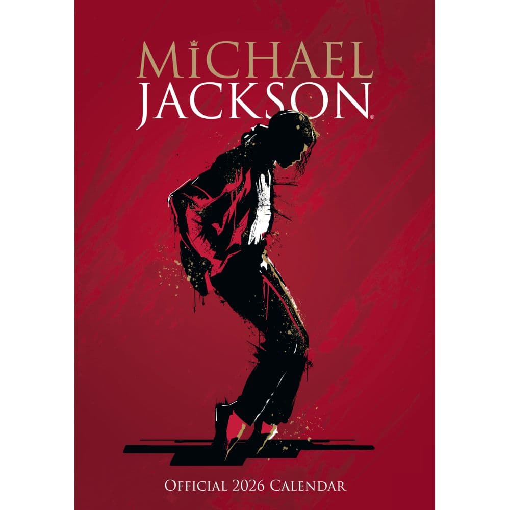 Michael Jackson Poster 2026 Wall Calendar Main Product Image