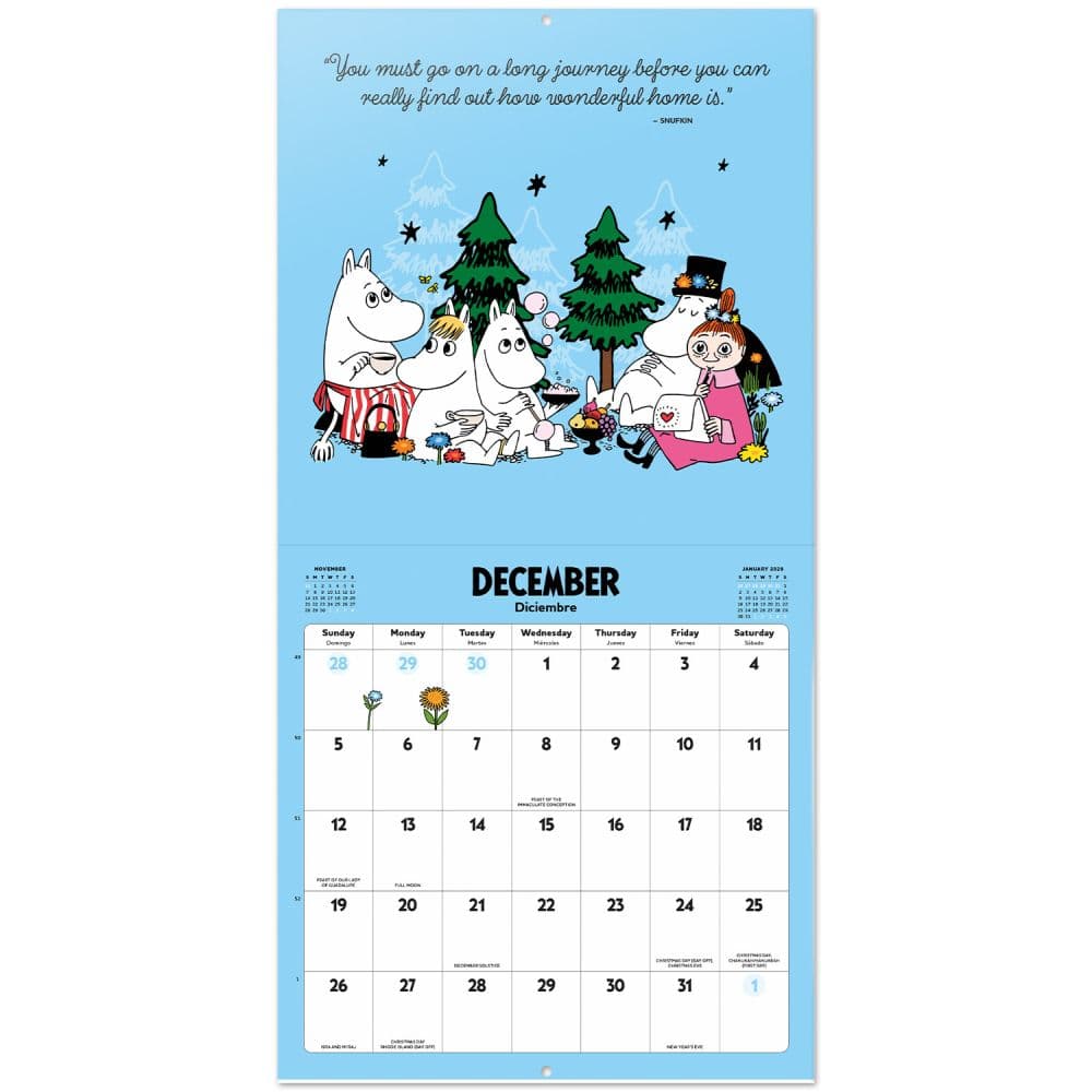 Moomin 2027 Wall Calendar Second Alternate Image