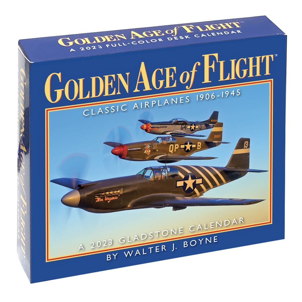 Golden Age of Flight 2023 Desk Calendar