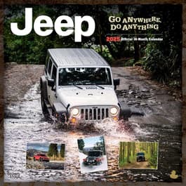 Jeep 2025 Wall Calendar
