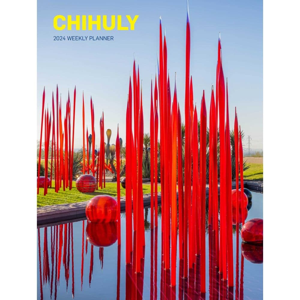 Chihuly 12 Month 2024 Weekly Planner Main