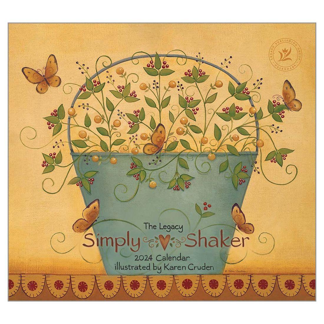 Simply Shaker Cruden 2024 Wall Calendar