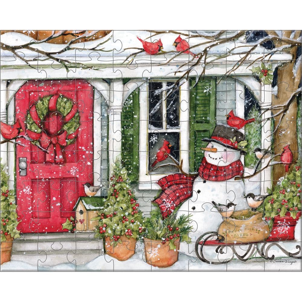 Snowman Friends Large 4 Pack Puzzle Set Third Alternate Image