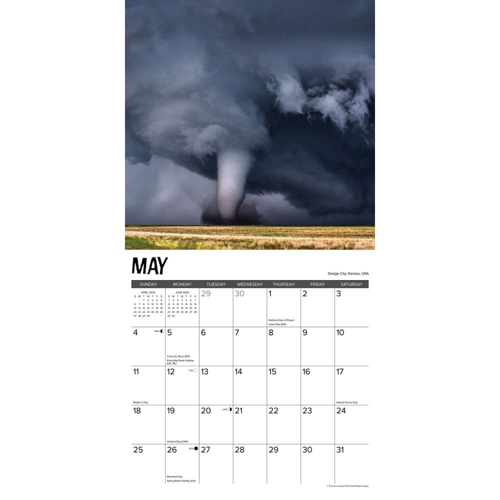 Extreme Weather 2025 Wall Calendar Second Alternate Image width="1000" height="1000"