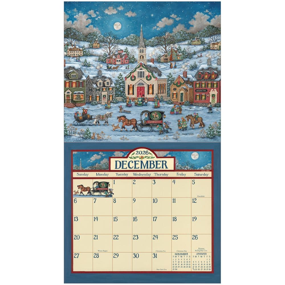 Folk Art by Bonnie White 2026 Wall Calendar Second Alternate Image