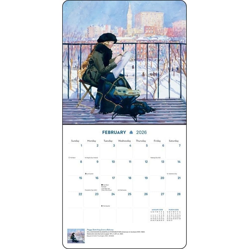 New York in Photos Metropolitan Museum of Art 2026 Mini Wall Calendar Second Alternate Image