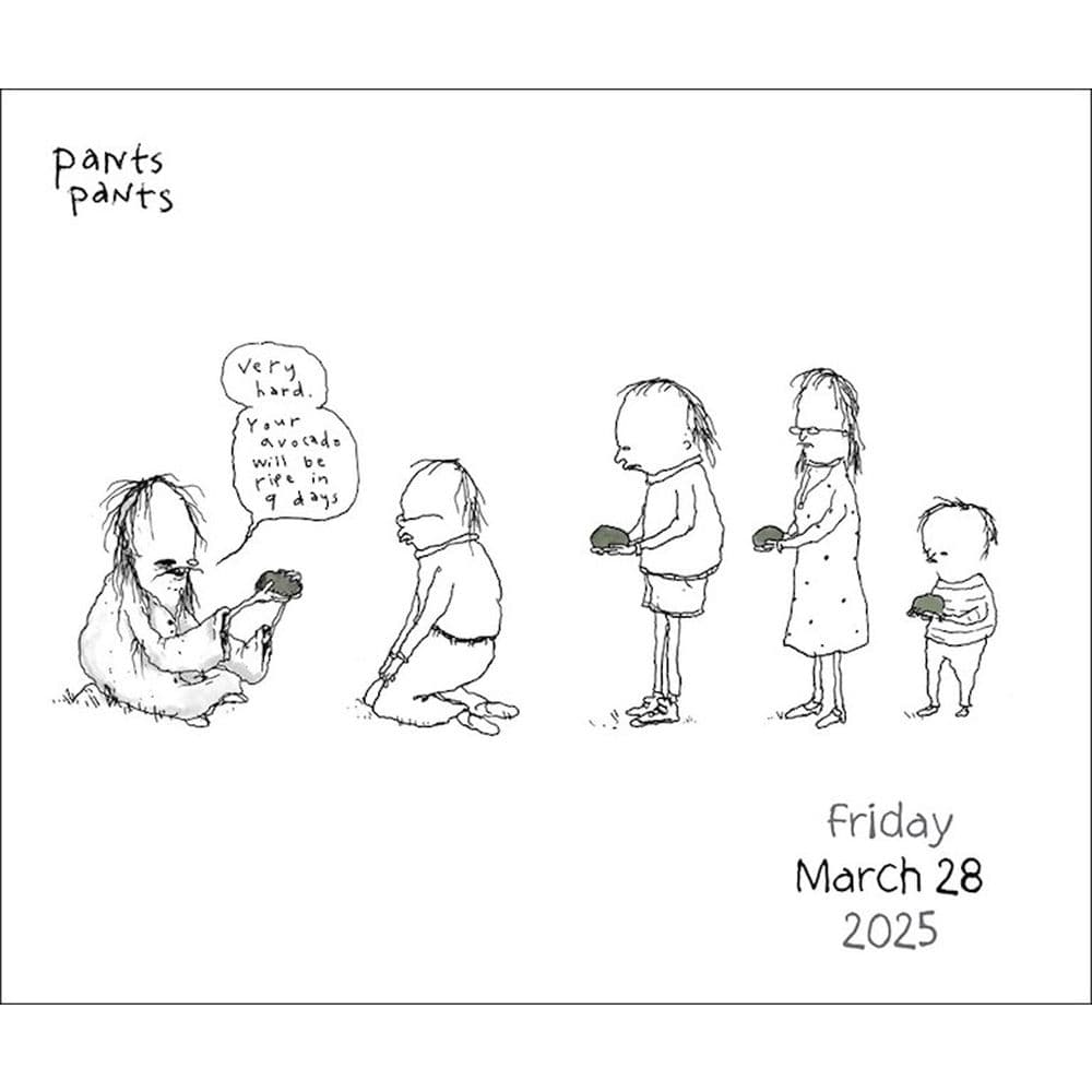 Comics from Pants Pants 2025 Desk Calendar Third Alternate Image