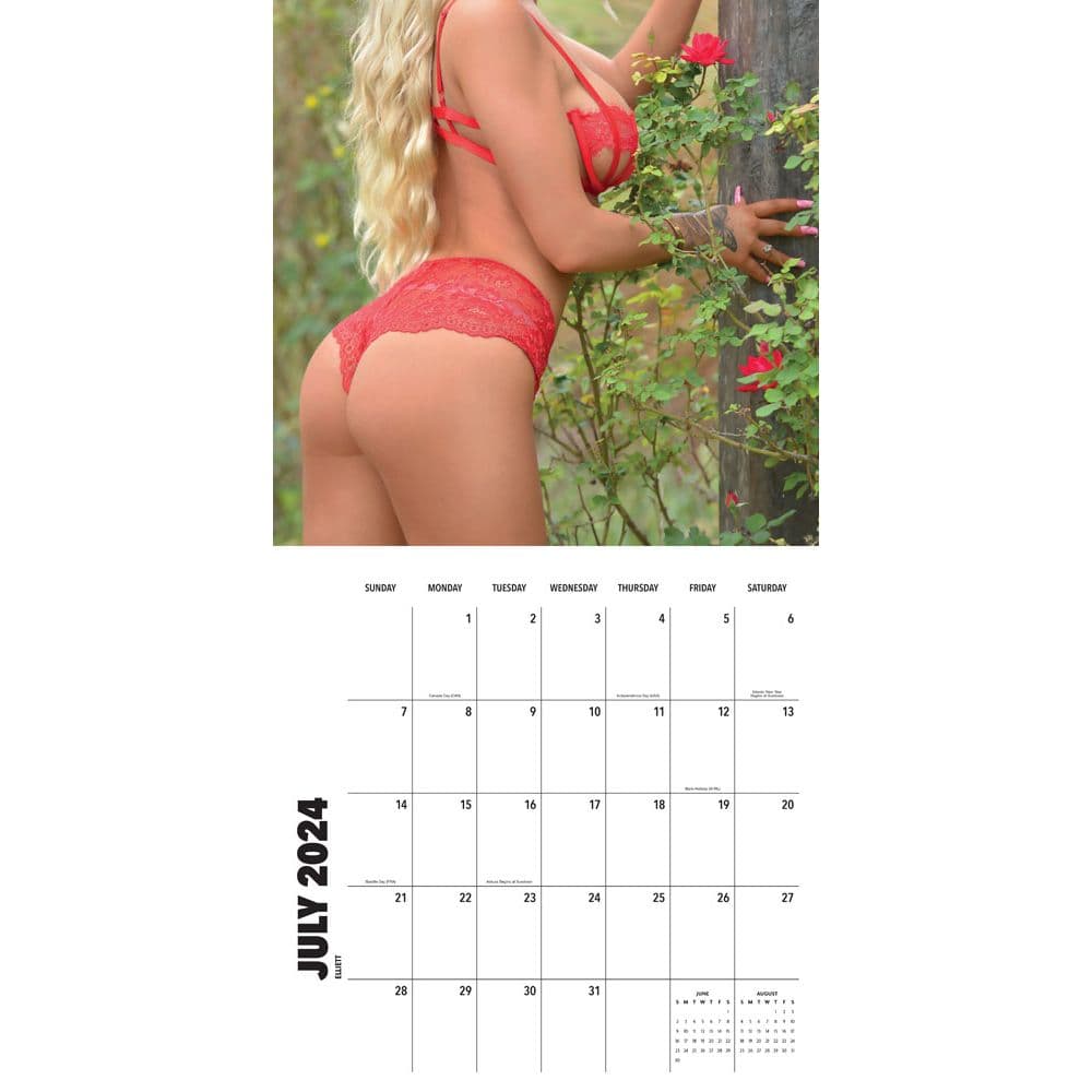 Hot Buns 2025 Wall Calendar