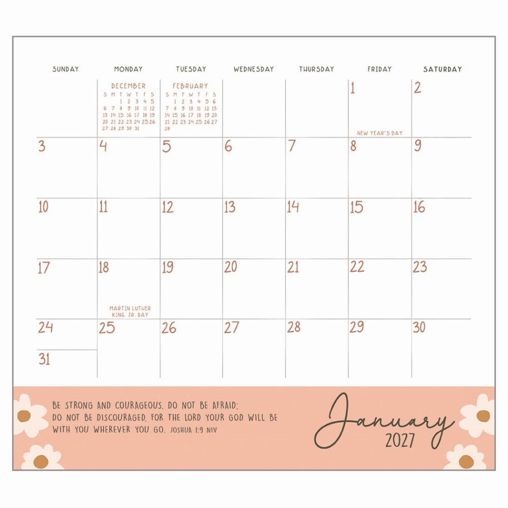 Faith Can Move Mountains 2027 Wall Calendar Second Alternate Image