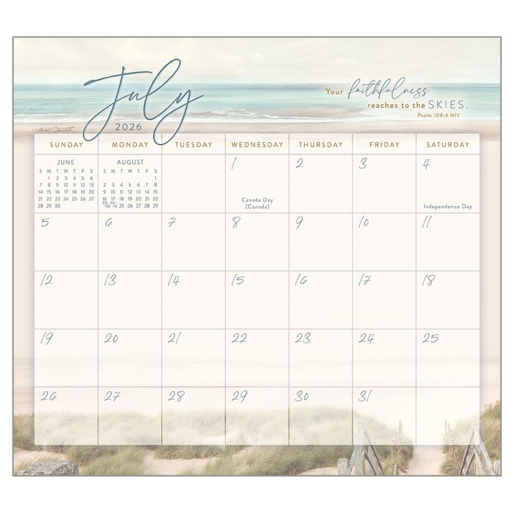 Seaside Serenity by Mike Calascibetta 2026 Wall Calendar Third Alternate Image