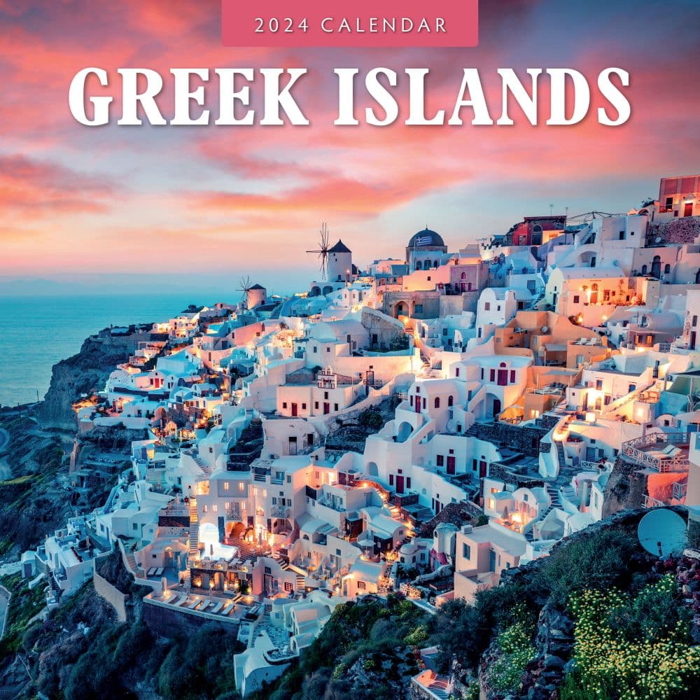 Greek Islands 2024 Wall Calendar