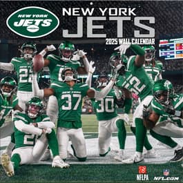 New York Jets 2025 Wall Calendar