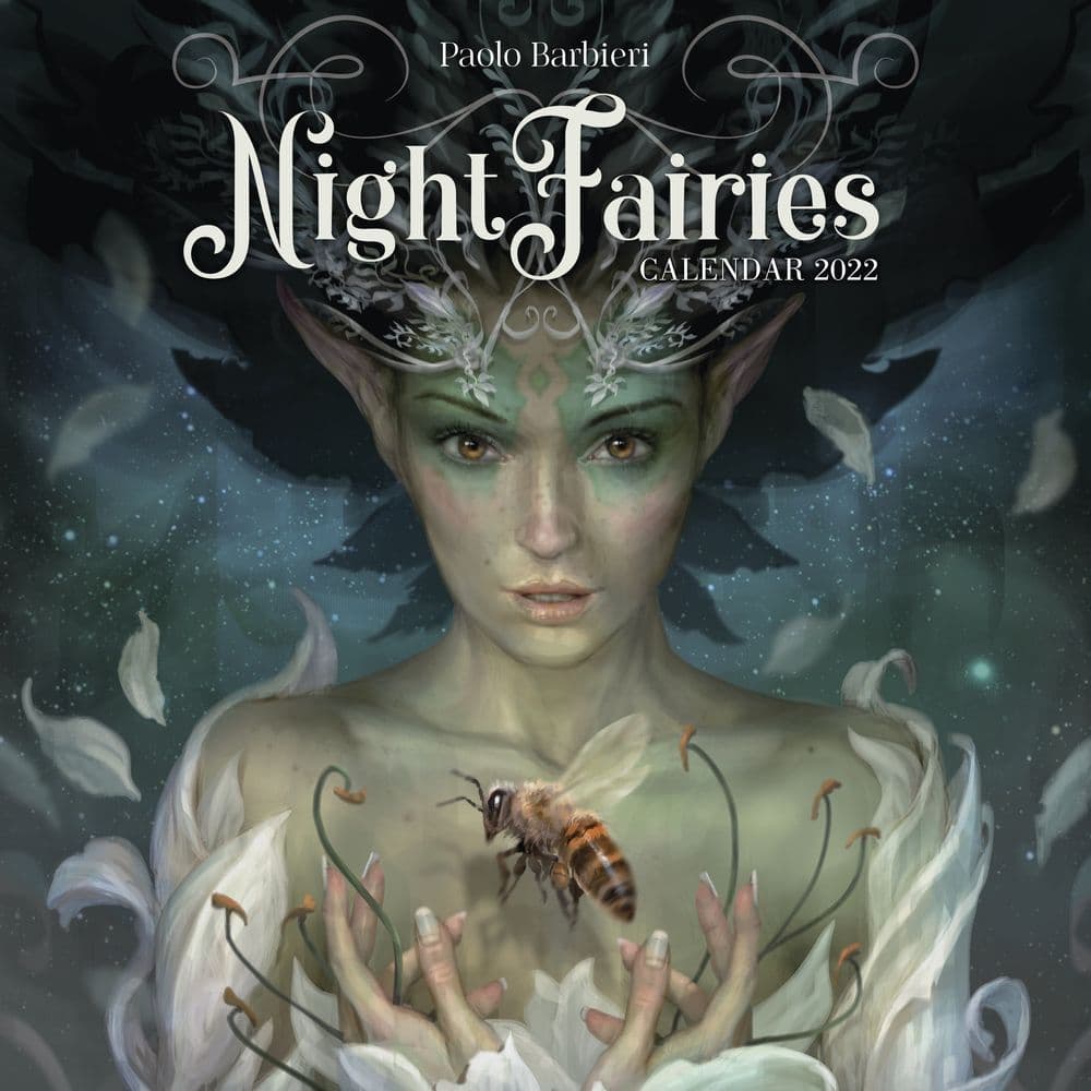 Night Fairies Barbieri 2022 Wall Calendar