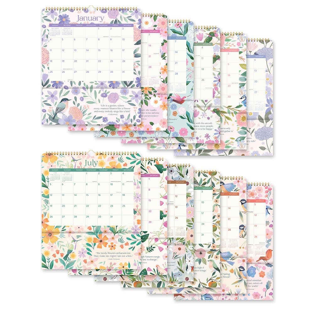 Birds and Blooms 2026 Pockets Plus Calendar Fourth Alternate Image