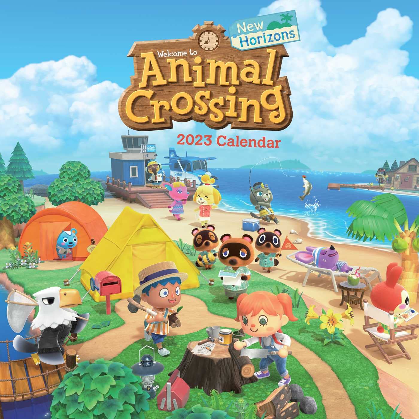 Abrams Animal Crossing New Horizons 2023 Wall Calendar