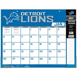 Detroit Lions 2025 Desk Pad